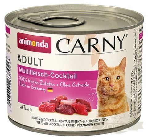 Animonda Carny Adult Mix Mięsny puszka 200g Animonda Carny Adult Mix Mięsny puszka 200g