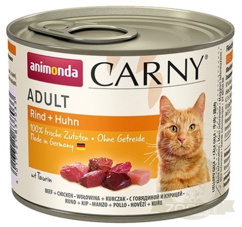 Animonda Carny Adult Wołowina + Kurczak puszka 200g