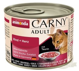 Animonda Carny Adult Wołowina + Serca puszka 200g