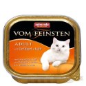 Animonda vom Feinsten Cat Adult z Drobiem i Cielęciną tacka 100g