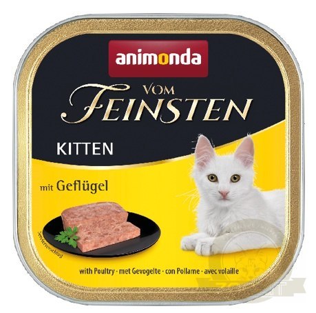 Animonda vom Feinsten Cat Kitten z Drobiem tacka 100g Animonda vom Feinsten Cat Kitten z Drobiem tacka 100g