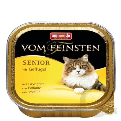 Animonda vom Feinsten Cat Senior z Drobiem tacka 100g Animonda vom Feinsten Cat Senior z Drobiem tacka 100g