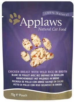 Applaws saszetka dla kota Kurczak i Dziki Ryż 70g