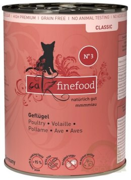Catz Finefood Classic N.03 Drób puszka 400g