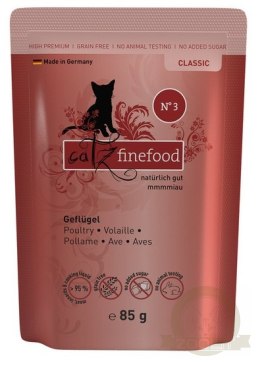 Catz Finefood Classic N.03 Drób saszetka 85g
