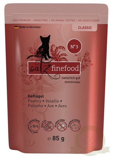 Catz Finefood Classic N.03 Drób saszetka 85g Catz Finefood Classic N.03 Drób saszetka 85g