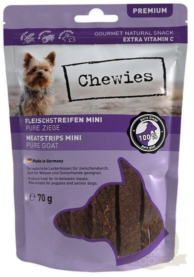 Chewies Meat Strips Mini Koza 70g Chewies Meat Strips Mini Koza 70g