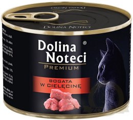 Dolina Noteci Premium Kot Bogata w cielęcinę puszka 185g