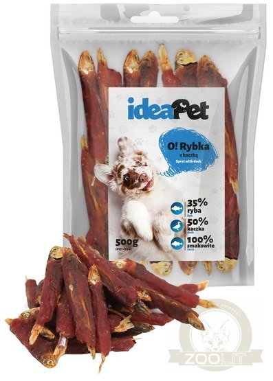 IdeaPet Rybka z kaczką 500g