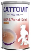 Kattovit Feline Drink Niere/Renal kurczak napój 135ml