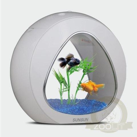 SunSun Smart Aqua 4l - zestaw akwarium białe 4l SunSun Smart Aqua 4l - zestaw akwarium białe 4l