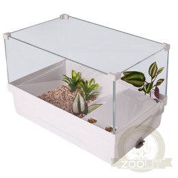 Sunsun Turtle Water Box L - akwarium dla żółwia z wyspą i filtrem