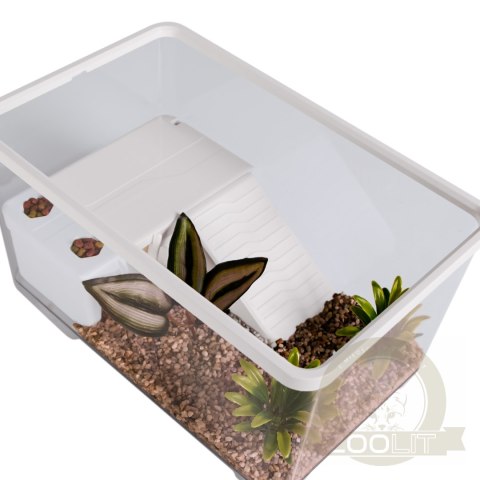 Sunsun Turtle Water Box M - akwarium dla żółwia z wyspą i filtrem Sunsun Turtle Water Box M - akwarium dla żółwia z wyspą i filtrem