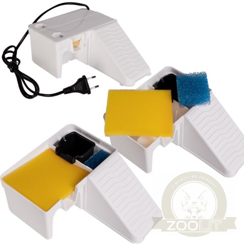 Sunsun Turtle Water Box M - akwarium dla żółwia z wyspą i filtrem Sunsun Turtle Water Box M - akwarium dla żółwia z wyspą i filtrem