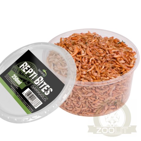 Terrario Repti Bites Gammarus 250ml - kiełż zdrojowy suszony Terrario Repti Bites Gammarus 250ml - kiełż zdrojowy suszony