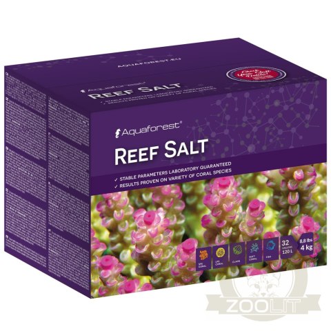 Aquaforest Reef Salt 4kg Box - sól akwarystyka morska