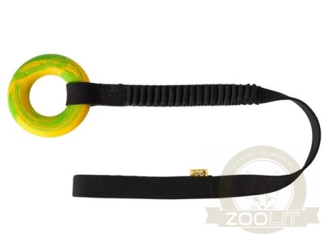 Dingo Zabawka dla psa - Szarpak Ringo z rączką bungee 10cm Dingo Zabawka dla psa - Szarpak Ringo z rączką bungee 10cm