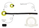 Dingo Zabawka dla psa - Szarpak Ringo z rączką bungee 10cm