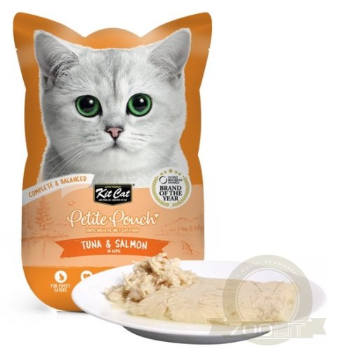 Kit Cat Petite Pouch Tuna & Salmon saszetka 70g Kit Cat Petite Pouch Tuna & Salmon saszetka 70g