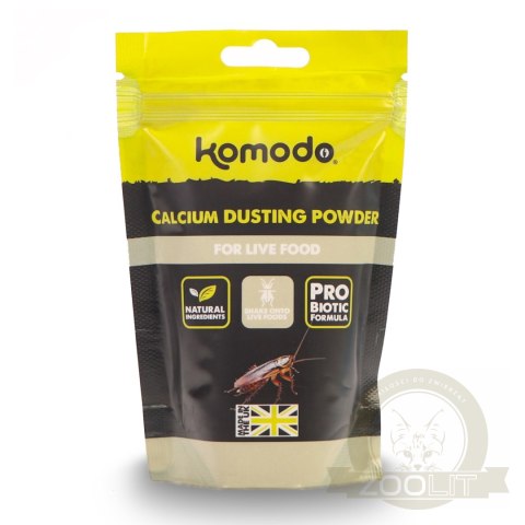 Komodo Calcium Dusting Powder 200g - wapno z witaminą D3 Komodo Calcium Dusting Powder 200g - wapno z witaminą D3