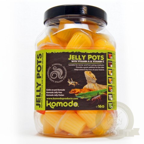 Komodo Jelly Pot Fruit Mix Jar - miks owocowy w żelu 60szt. Komodo Jelly Pot Fruit Mix Jar - miks owocowy w żelu 60szt.