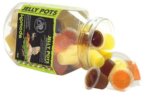 Komodo Jelly Pot Mixed Flavours Jar - miks pokarmów w żelu 60szt. Komodo Jelly Pot Mixed Flavours Jar - miks pokarmów w żelu 60szt.