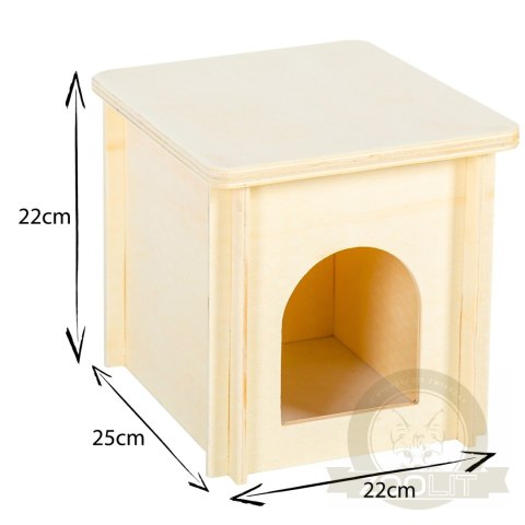 OiiBO Wooden House WH02L - drewniany domek dla gryzoni OiiBO Wooden House WH02L - drewniany domek dla gryzoni