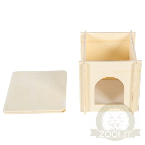 OiiBO Wooden House WH02L - drewniany domek dla gryzoni OiiBO Wooden House WH02L - drewniany domek dla gryzoni