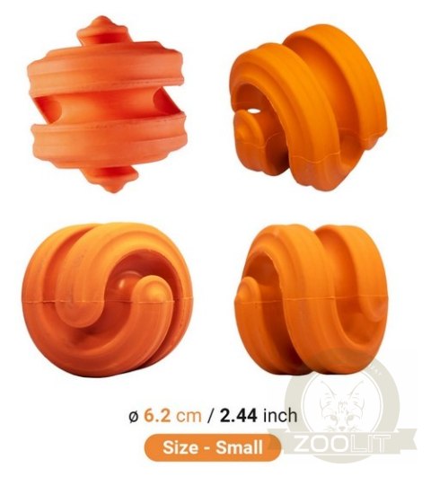 PetDreamHouse Zabawka gumowa Geo-Hex pomarańczowa PetDreamHouse Zabawka gumowa Geo-Hex pomarańczowa