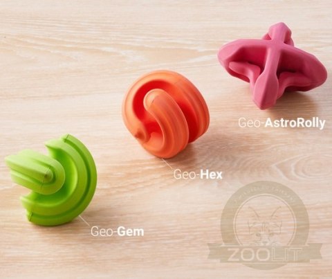 PetDreamHouse Zabawka gumowa Geo-Hex pomarańczowa PetDreamHouse Zabawka gumowa Geo-Hex pomarańczowa
