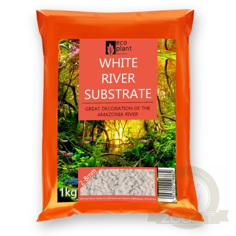 Eco Plant White River 1kg - żwirek biały naturalny 2-8mm