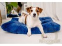 MIMIKO Pets Legowisko Shaggy prostokątne L 65x45cm chabrowe