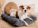 MIMIKO Pets Legowisko Shaggy prostokątne L 65x45cm grafitowe