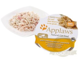 Applaws miseczka dla kota Pierś z Kurczaka z Kaczką 60g