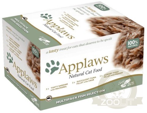 Applaws miseczki dla kota Fish Selection Multi Pack 8x60g Applaws miseczki dla kota Fish Selection Multi Pack 8x60g