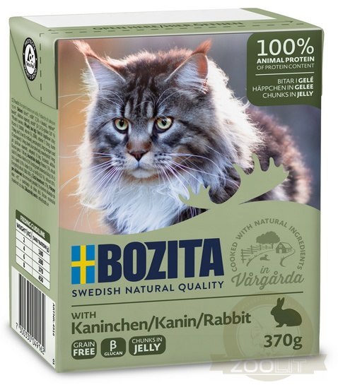 Bozita z Królikiem kawałki w galaretce kartonik 370g