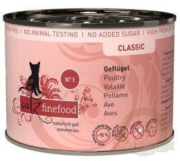 Catz Finefood Classic N.03 Drób puszka 200g