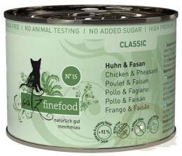 Catz Finefood Classic N.15 Kurczak i Bażant puszka 200g