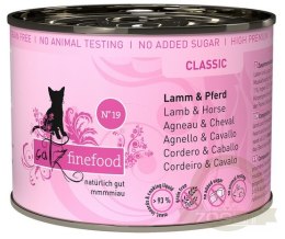 Catz Finefood Classic N.19 Jagnięcina i Konina puszka 200g