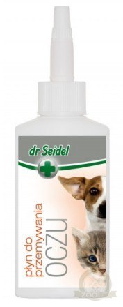 Dr Seidel Płyn do przemywania okolic oczu dla psów i kotów 75ml Dr Seidel Płyn do przemywania okolic oczu dla psów i kotów 75ml