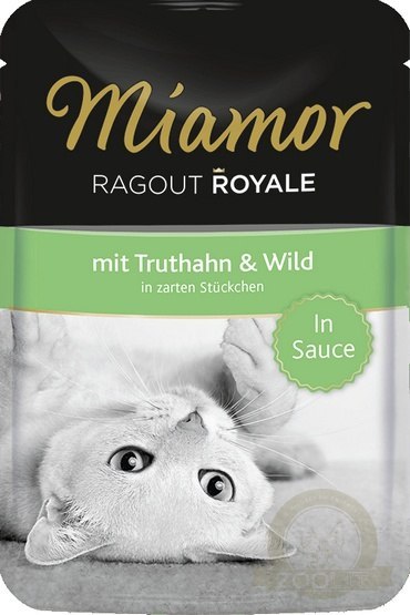 Miamor Ragout Royale z Indykiem i Dziczyzną w sosie saszetka 100g Miamor Ragout Royale z Indykiem i Dziczyzną w sosie saszetka 100g