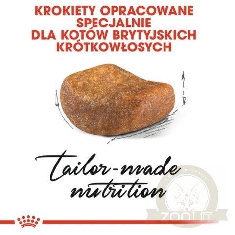Royal Canin British Shorthair Adult karma sucha dla kotów dorosłych rasy brytyjski krótkowłosy 2kg Royal Canin British Shorthair Adult karma sucha dla kotów dorosłych rasy brytyjski krótkowłosy 2kg
