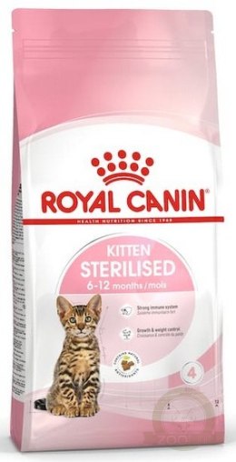 Royal Canin Kitten Sterilised karma sucha dla kociąt od 4 do 12 miesiąca życia, sterylizowanych 2kg