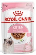 Royal Canin Kitten w sosie karma mokra dla kociąt do 12 miesiąca życia saszetka 85g