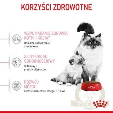 Royal Canin Mother&Babycat karma sucha dla kotek w okresie ciąży, laktacji i kociąt od 1 do 4 miesiąca 4kg Royal Canin Mother&Babycat karma sucha dla kotek w okresie ciąży, laktacji i kociąt od 1 do 4 miesiąca 4kg