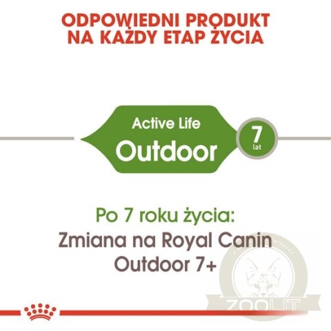 Royal Canin Outdoor karma sucha dla kotów dorosłych, wychodzących na zewnątrz 2kg Royal Canin Outdoor karma sucha dla kotów dorosłych, wychodzących na zewnątrz 2kg