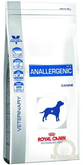 Royal Canin Veterinary Diet Canine Anallergenic 3kg Royal Canin Veterinary Diet Canine Anallergenic 3kg