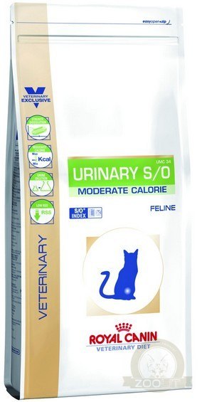 Royal Canin Veterinary Diet Feline Urinary S/O Moderate Calorie 1,5kg Royal Canin Veterinary Diet Feline Urinary S/O Moderate Calorie 1,5kg