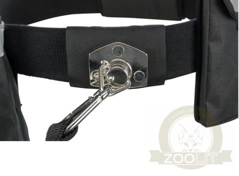 Trixie Pas biodrowy i Smycz Hands Free - zestaw do dogtrekkingu [TX-1275]
