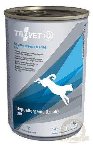 Trovet LRD Hypoallergenic Jagnięcina dla psa puszka 400g Trovet LRD Hypoallergenic Jagnięcina dla psa puszka 400g